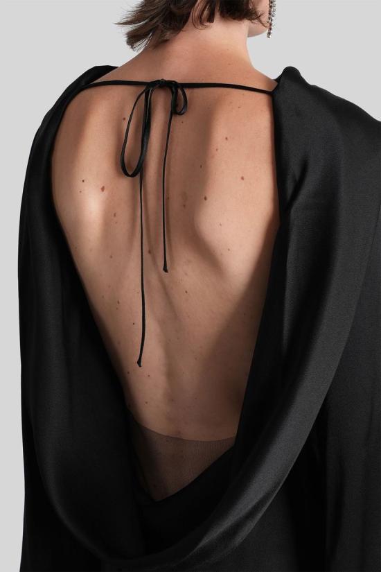 25FW 쥬세페 디 모라비토 롱 원피스 424376 05FWDR50105301 Black - GIUSEPPE DI MORABITO