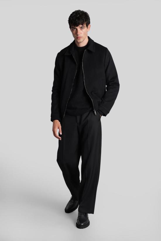 25FW 로베르토 콜리나 스웨터 427361 253M32001 Black - ROBERTO COLLINA