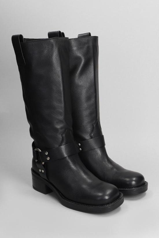 25FW 지젤 모아레 부츠 423450 BLACKPOOL Black - GISEL MOIRE