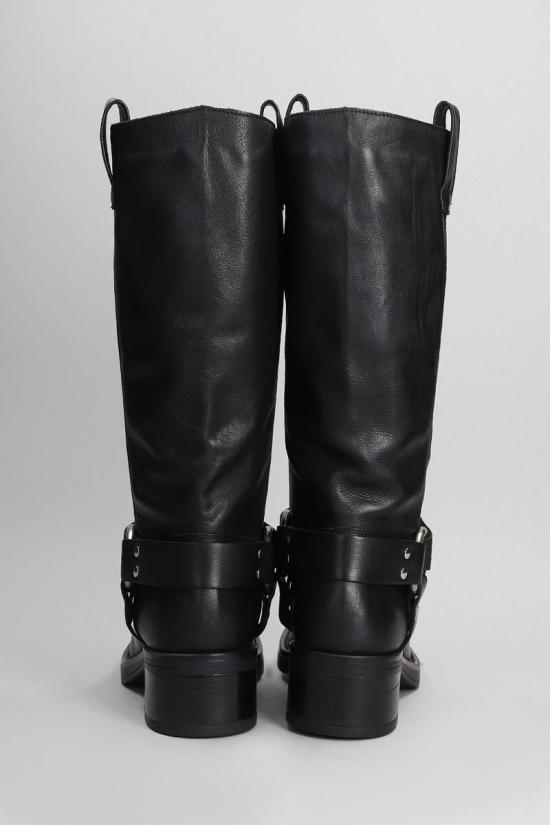 25FW 지젤 모아레 부츠 423450 BLACKPOOL Black - GISEL MOIRE