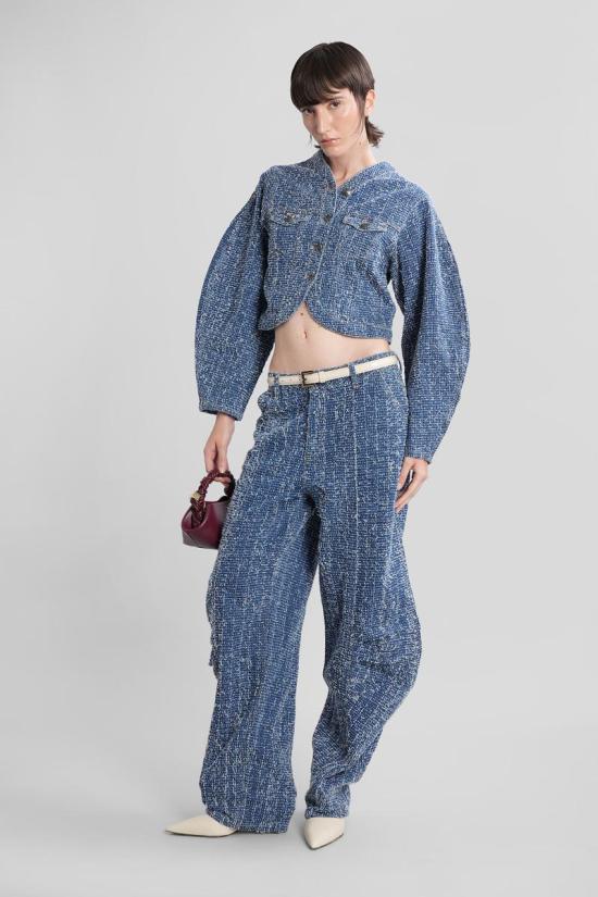 25FW 로테이트 바이 크리스텐슨 데님 자켓 423679 114201 BLUE - ROTATE BY BIRGERCHRISTENSEN