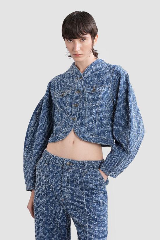 25FW 로테이트 바이 크리스텐슨 데님 자켓 423679 114201 BLUE