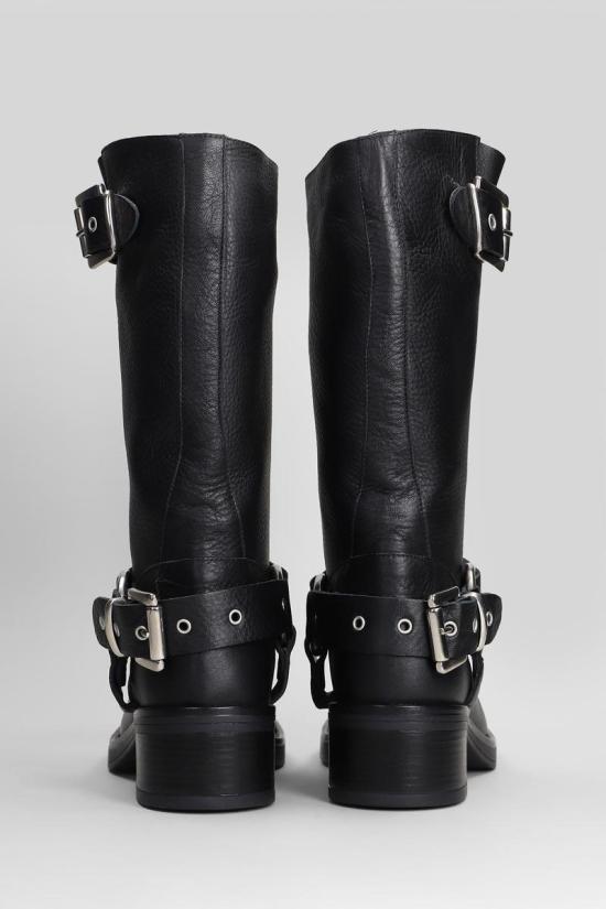 25FW 지젤 모아레 부츠 426202 CHESTER Black - GISEL MOIRE