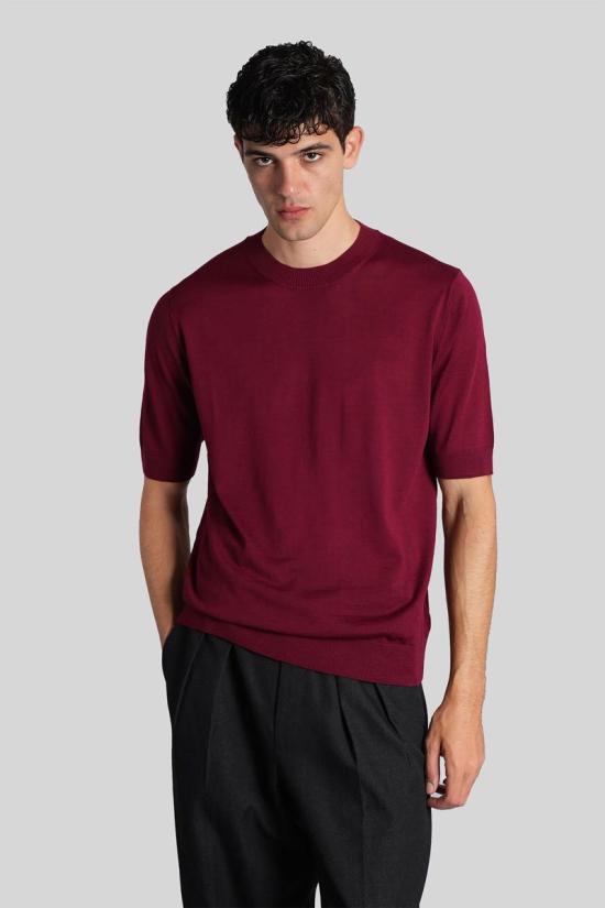 25FW 발렌타인 반팔 티셔츠 427685 B2W067 16W02 RED