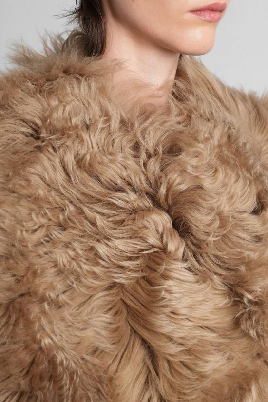 25FW 블랑샤 무톤 424631 25023 300 Beige - BLANCHA