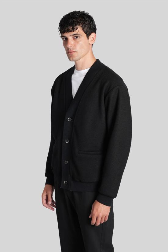 25FW 바레나 가디건 425983 MAU52770458 Black - BARENA