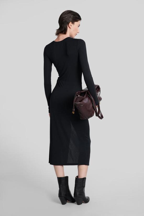 25FW 이자벨마랑에뚜왈 원피스 424798 RO0349FB C3K01E Black - ISABEL MARANT ETOILE