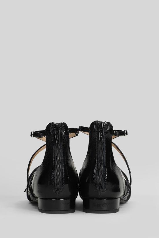 25FW 안나에프 뮬/슬리퍼 428852 1909 Black - ANNA F.