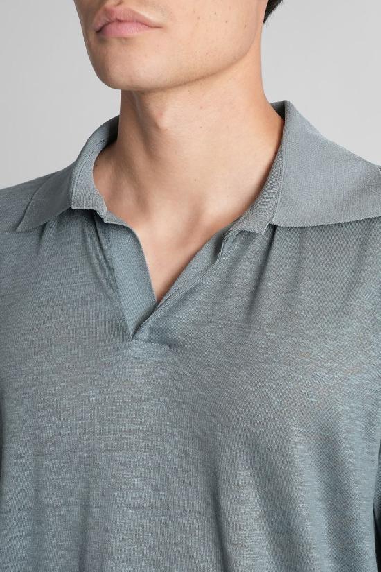 25FW 조르지오 아르마니 긴팔 셔츠 424990 GM001996TE11335 GREEN - GIORGIO ARMANI