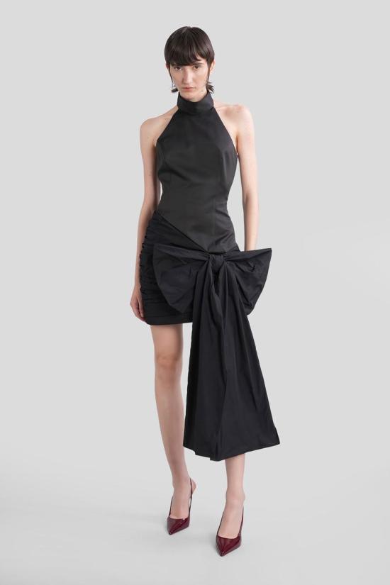 25FW 로테이트 바이 크리스텐슨 숏 원피스 423692 114519 Black