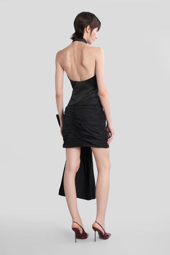 25FW 로테이트 바이 크리스텐슨 숏 원피스 423692 114519 Black - ROTATE BY BIRGERCHRISTENSEN