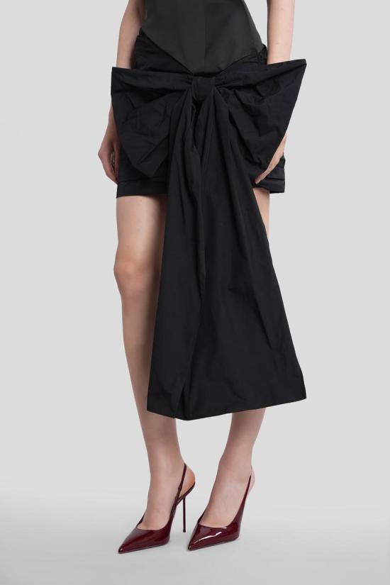 25FW 로테이트 바이 크리스텐슨 숏 원피스 423692 114519 Black - ROTATE BY BIRGERCHRISTENSEN