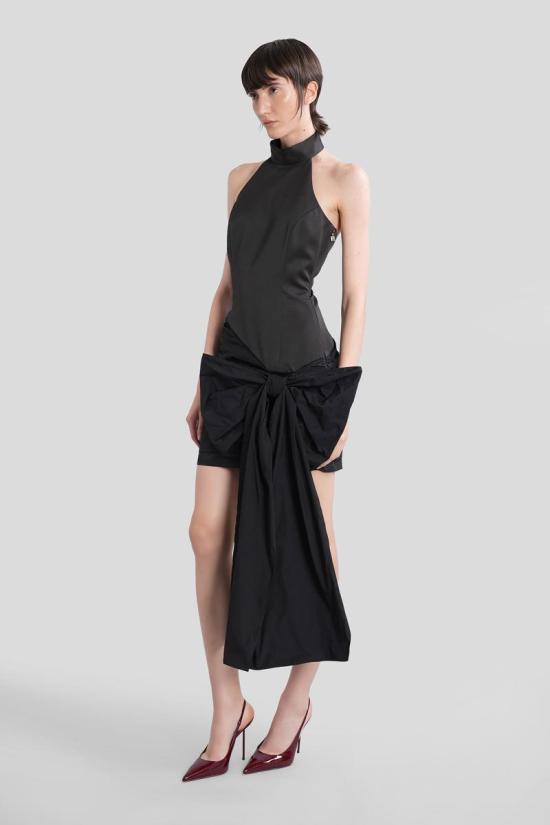 25FW 로테이트 바이 크리스텐슨 숏 원피스 423692 114519 Black - ROTATE BY BIRGERCHRISTENSEN