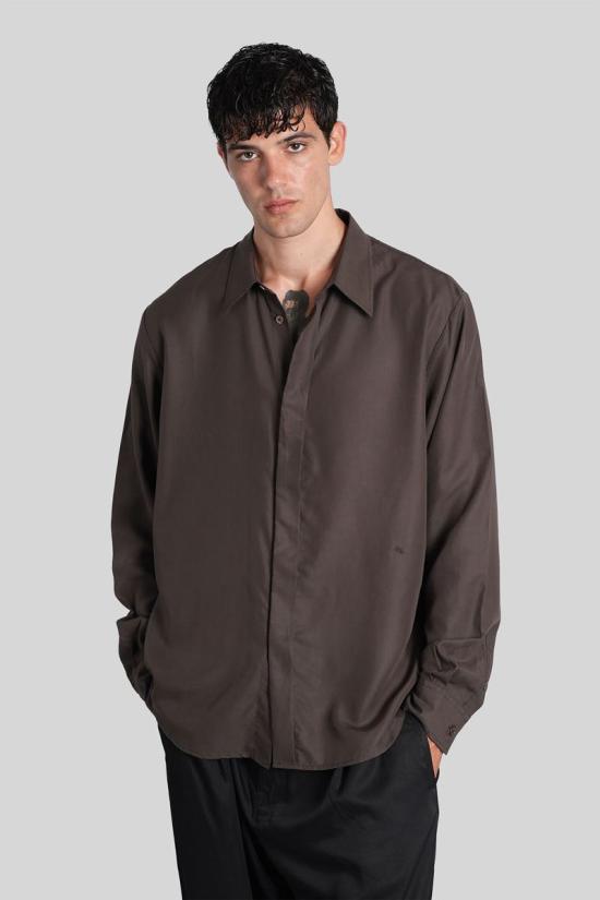 25FW 아워레가시 긴팔 셔츠 426574 M4252ED BROWN