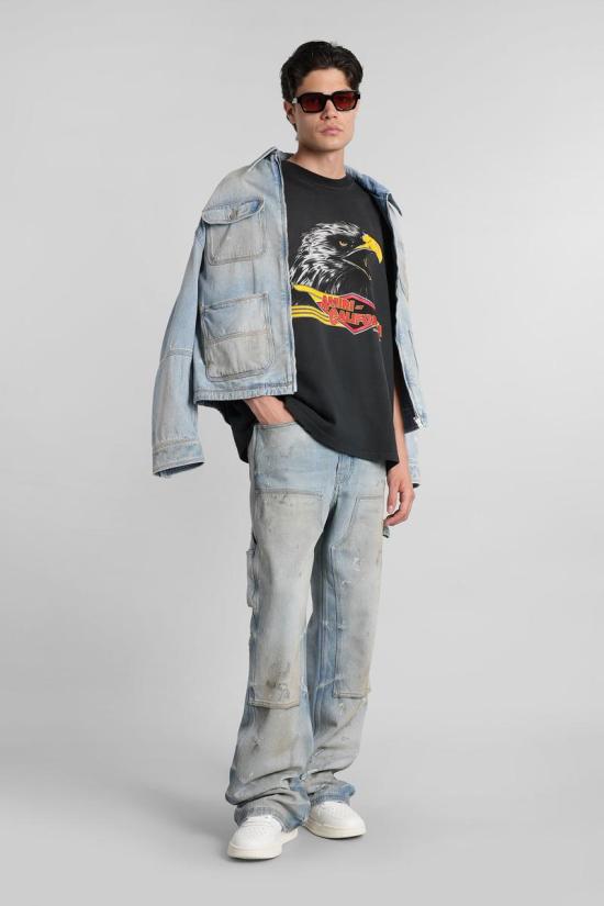 25FW 아미리 반팔 티셔츠 423481 AMJYTE1209 Black - AMIRI