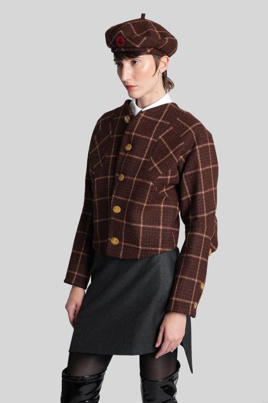 25FW 비비안웨스트우드 자켓 429231 3304000S W019W BROWN - VIVIENNE WESTWOOD