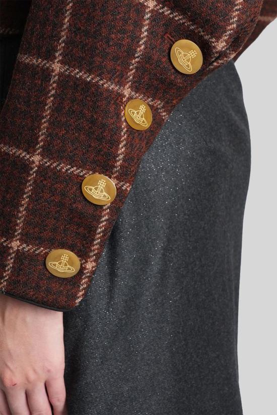 25FW 비비안웨스트우드 자켓 429231 3304000S W019W BROWN - VIVIENNE WESTWOOD