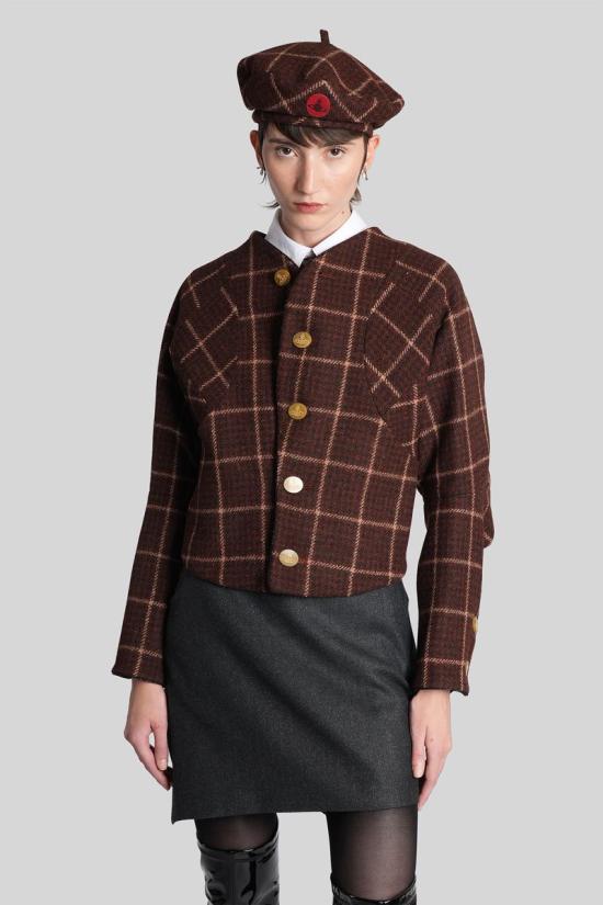 25FW 비비안웨스트우드 자켓 429231 3304000S W019W BROWN