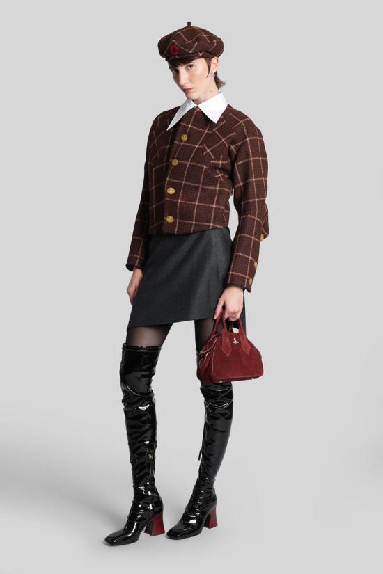 25FW 비비안웨스트우드 자켓 429231 3304000S W019W BROWN - VIVIENNE WESTWOOD