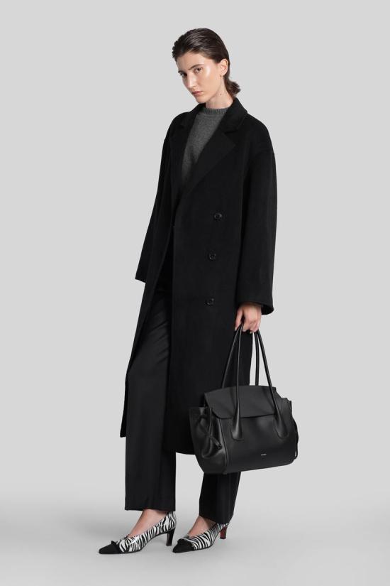 25FW 루루 스튜디오 코트 425542 BORNEOLDS Black - LOULOU STUDIO