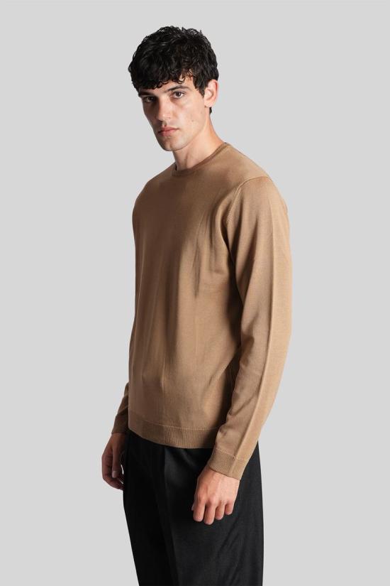 25FW 로베르토 콜리나 스웨터 427336 253M01001 Brown - ROBERTO COLLINA