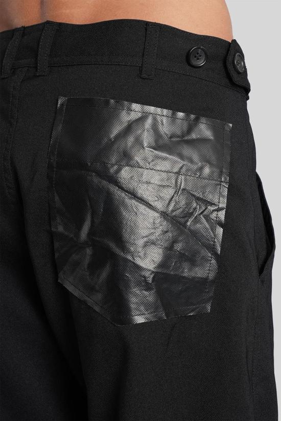 25FW 꼼데가르송 숏팬츠 426280 FP P501 W25 Black - COMME DES GARCONS