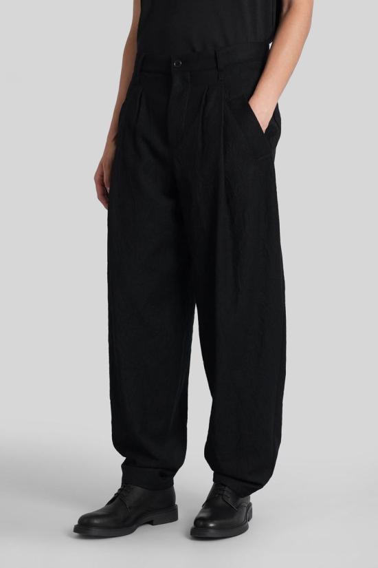 25FW 조르지오 아르마니 숏팬츠 424643 GM001421TE18009 Black - GIORGIO ARMANI