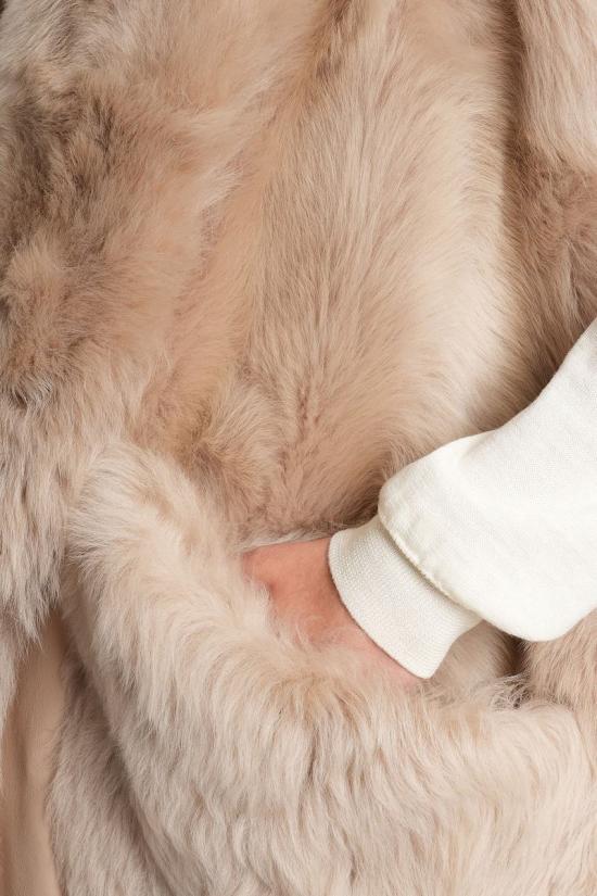 25FW 블랑샤 무톤 424629 25021 300 Beige - BLANCHA