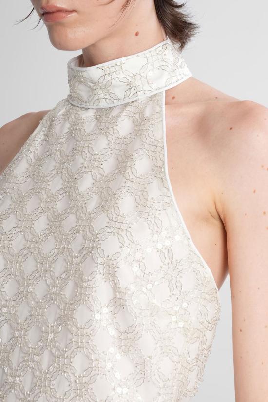 25FW 로테이트 바이 크리스텐슨 숏 원피스 423340 114177 Beige - ROTATE BY BIRGERCHRISTENSEN