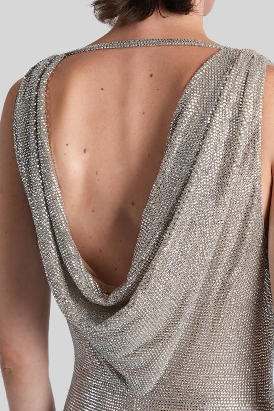 25FW 쥬세페 디 모라비토 롱 원피스 425111 05FWDR510FC05212 SILVER - GIUSEPPE DI MORABITO