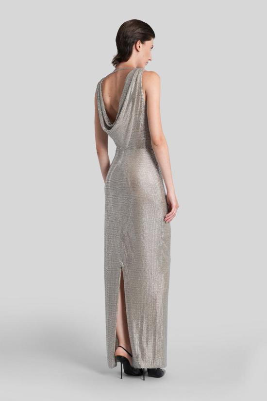 25FW 쥬세페 디 모라비토 롱 원피스 425111 05FWDR510FC05212 SILVER - GIUSEPPE DI MORABITO