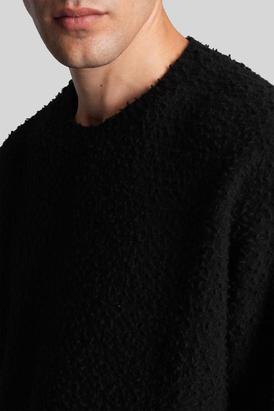 25FW 로베르토 콜리나 스웨터 427357 253M21501 Black - ROBERTO COLLINA