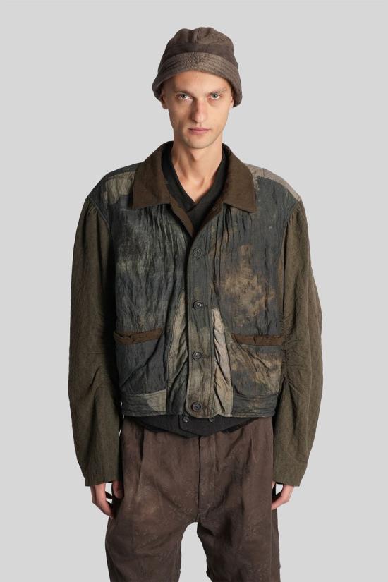 25FW 지기 첸 자켓 429036 0M2530952 GREEN