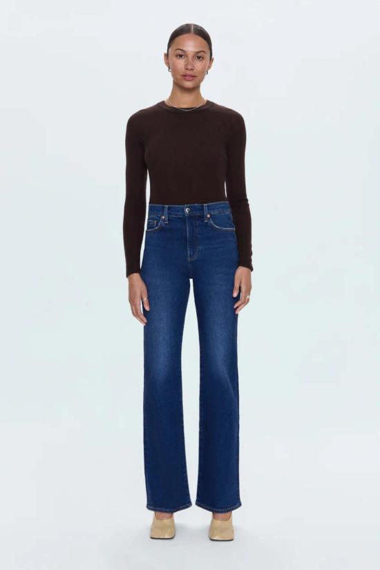  피스톨라 데님 팬츠 에비 하이라이즈 슬림 부츠 진 - PISTOLA