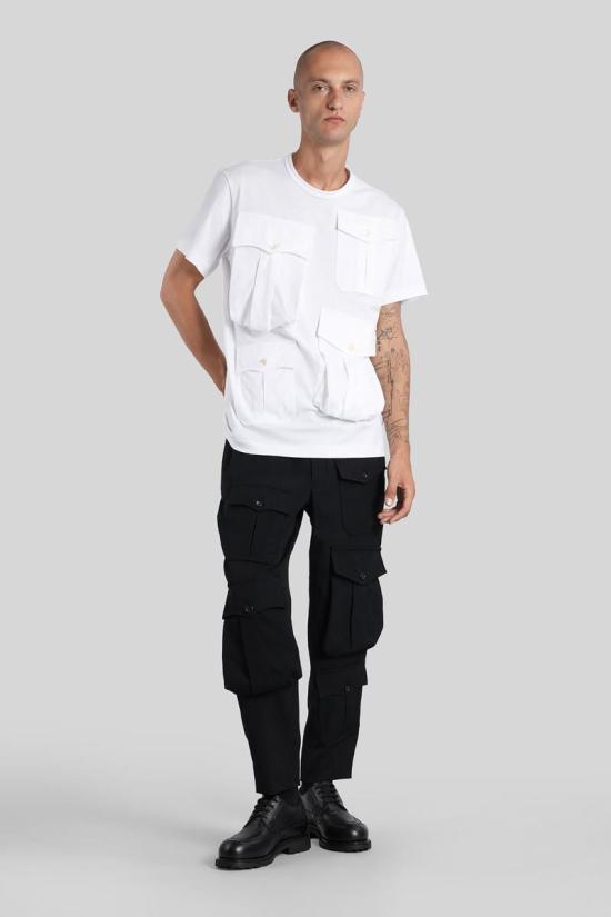 25FW 꼼데가르송 반팔 티셔츠 426249 PP T005 W25 WHITE - COMME DES GARCONS