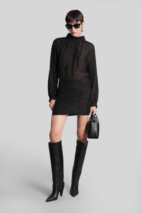 25FW 이로 숏 스커트 427493 WM31NAELA Black - IRO