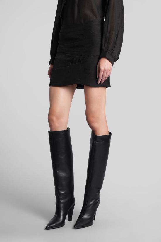 25FW 이로 숏 스커트 427493 WM31NAELA Black - IRO