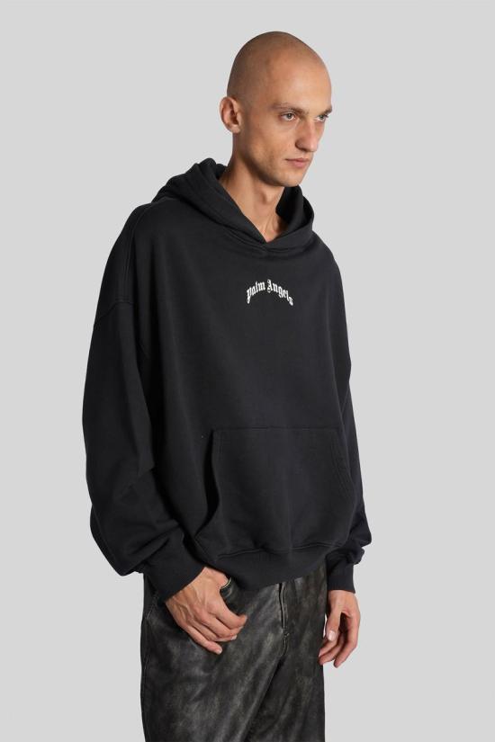 25FW 팜앤젤스 스웨터 428141 PMBB17EF25FLE004 Black - PALM ANGELS