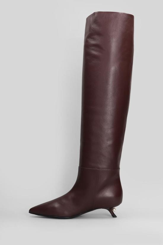 25FW 알레비 뮬/슬리퍼 424599 L26W9002 F 1245 Red - ALEVI