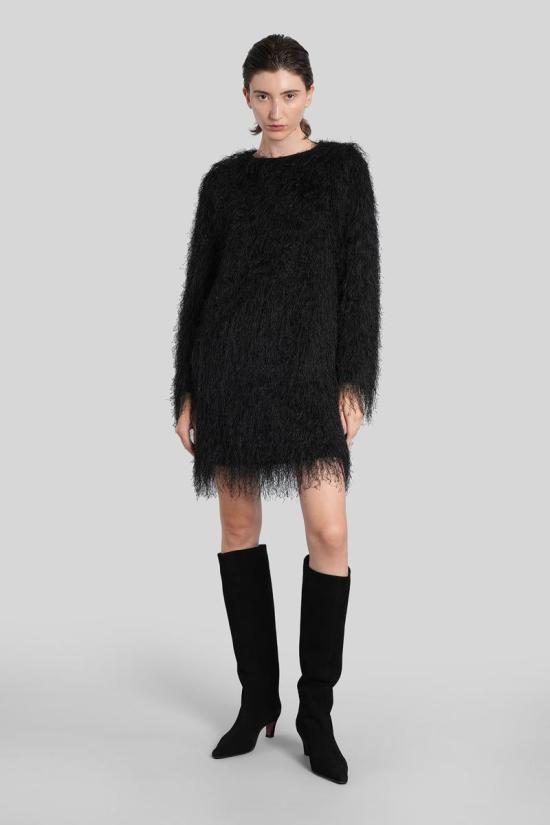 25FW 루루 스튜디오 미디 원피스 425547 TINA Black