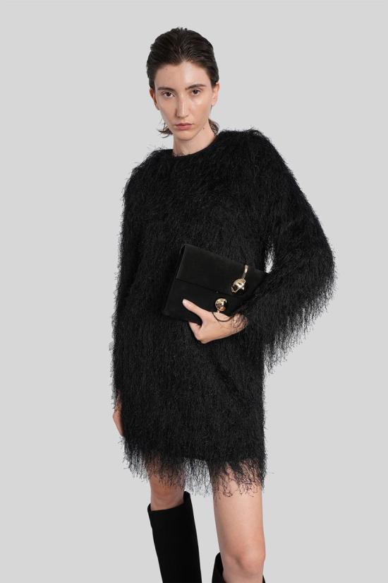 25FW 루루 스튜디오 미디 원피스 425547 TINA Black - LOULOU STUDIO