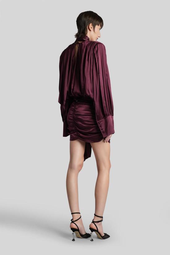 25FW 로테이트 바이 크리스텐슨 숏 원피스 426780 114653 Red - ROTATE BY BIRGERCHRISTENSEN