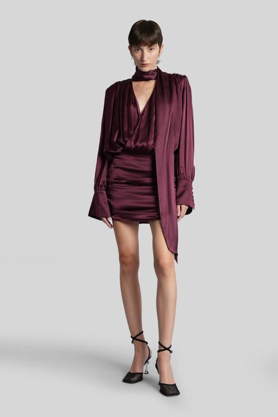 25FW 로테이트 바이 크리스텐슨 숏 원피스 426780 114653 Red