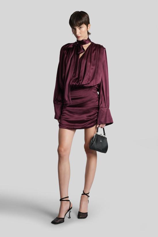 25FW 로테이트 바이 크리스텐슨 숏 원피스 426780 114653 Red - ROTATE BY BIRGERCHRISTENSEN