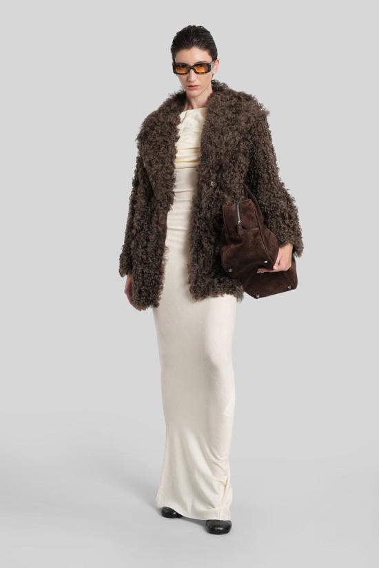 25FW 블랑샤 무톤 424627 25003 300 Brown - BLANCHA