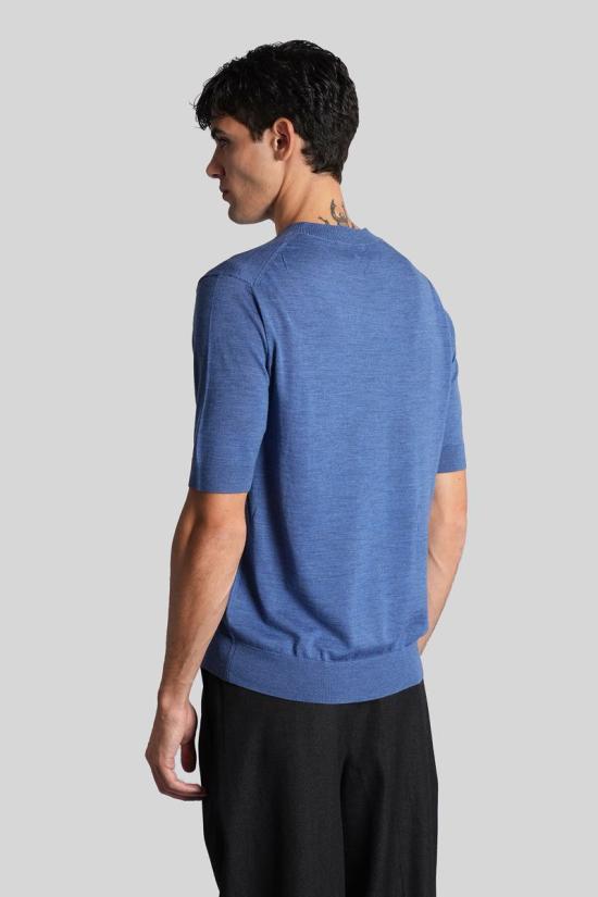 25FW 발렌타인 반팔 티셔츠 427681 B2W067 16W02 BLUE - BALLANTYNE