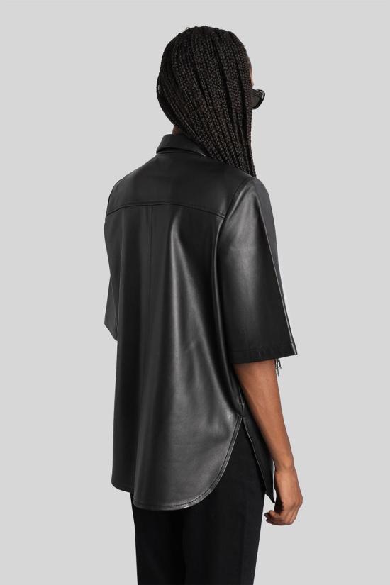 25FW 이로 블라우스 424247 WP100MOHA Black - IRO