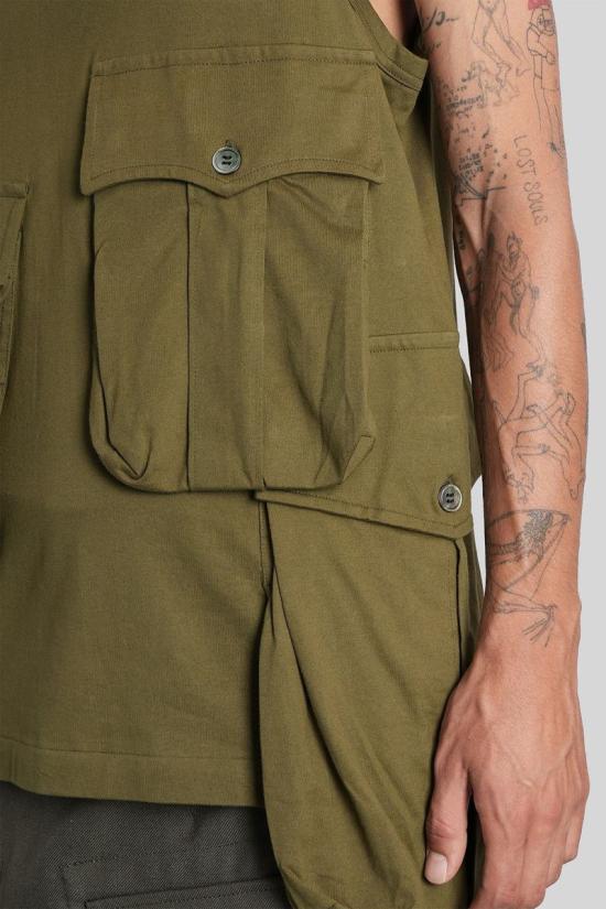 25FW 꼼데가르송 민소매 티셔츠 426250 PP T006 W25 GREEN - COMME DES GARCONS