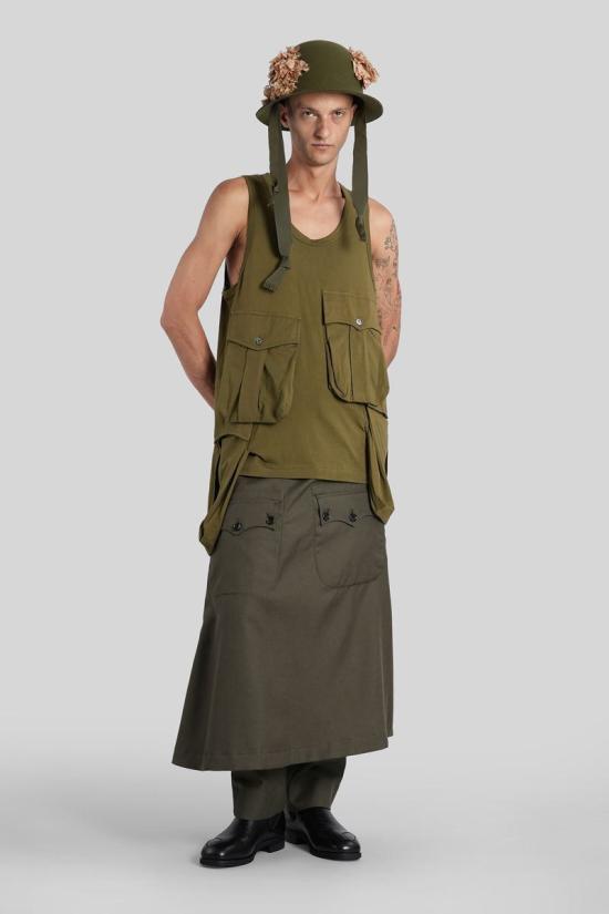 25FW 꼼데가르송 민소매 티셔츠 426250 PP T006 W25 GREEN - COMME DES GARCONS