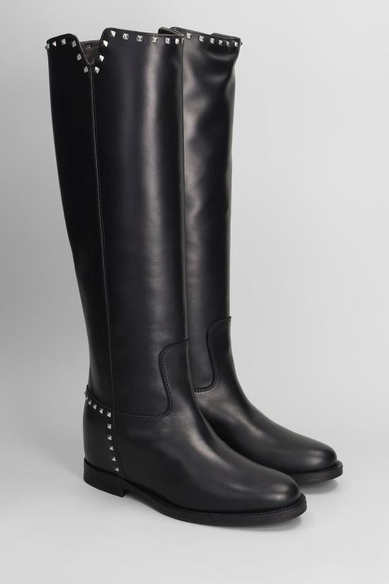 25FW 비아로마 부츠 423816 2852 Black - VIA ROMA